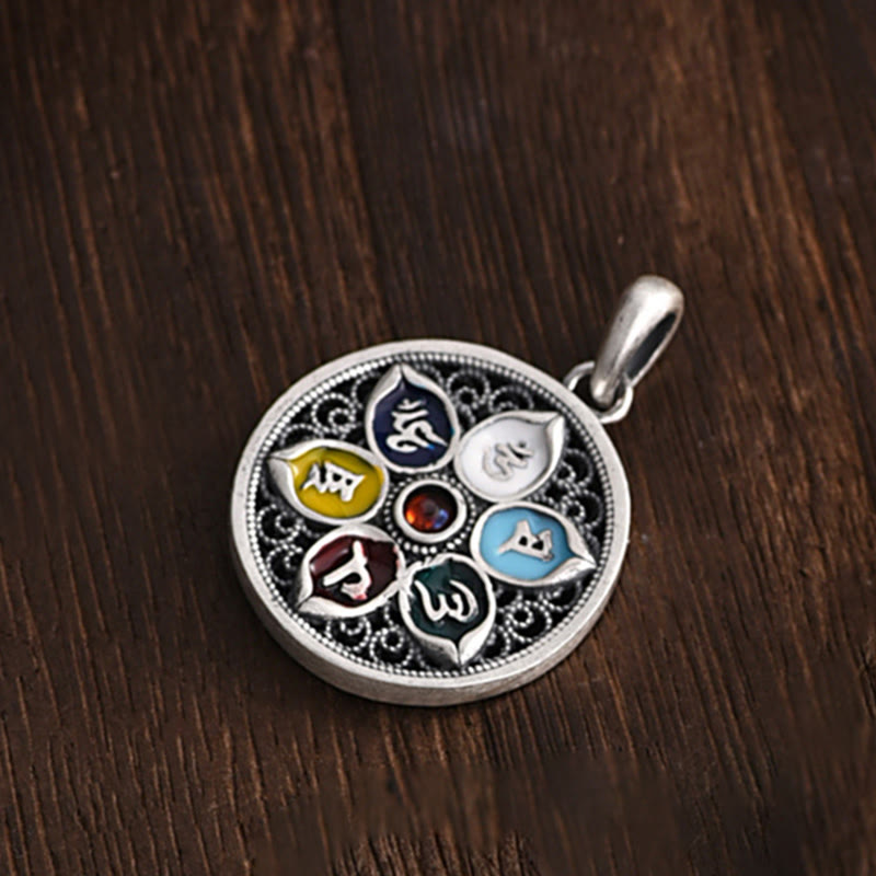 KarmaRipple's Tibetan Om Mani Padme Hum Purity Pendant Necklace p7