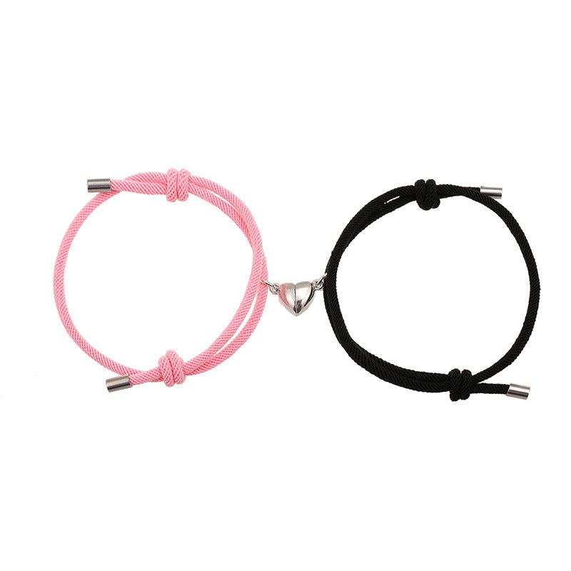 KarmaRipple's 2Pcs Love Magnetic Pair String Strength Bracelet p30