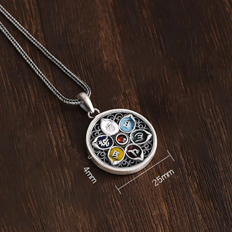 KarmaRipple's Tibetan Om Mani Padme Hum Purity Pendant Necklace p8