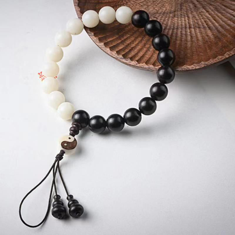 KarmaRipple's Ebony YinYang Protection Bracelet Decoration p4
