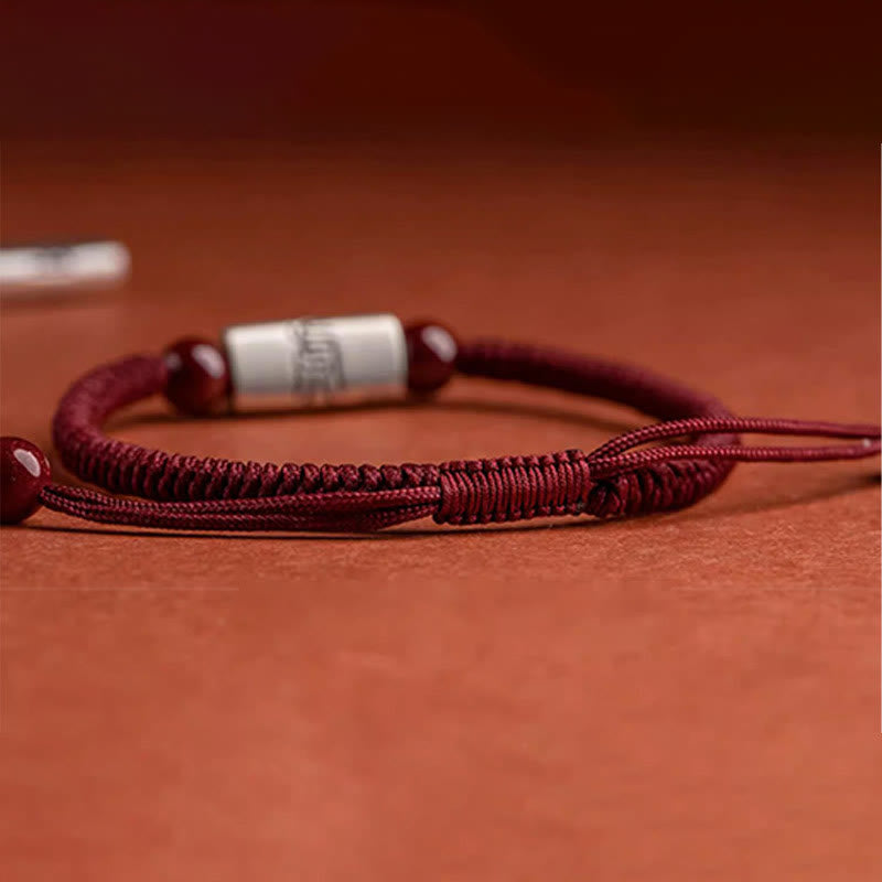 KarmaRipple's 925 Sterling Silver 12 Chinese Zodiac Cinnabar String Bracelet p20