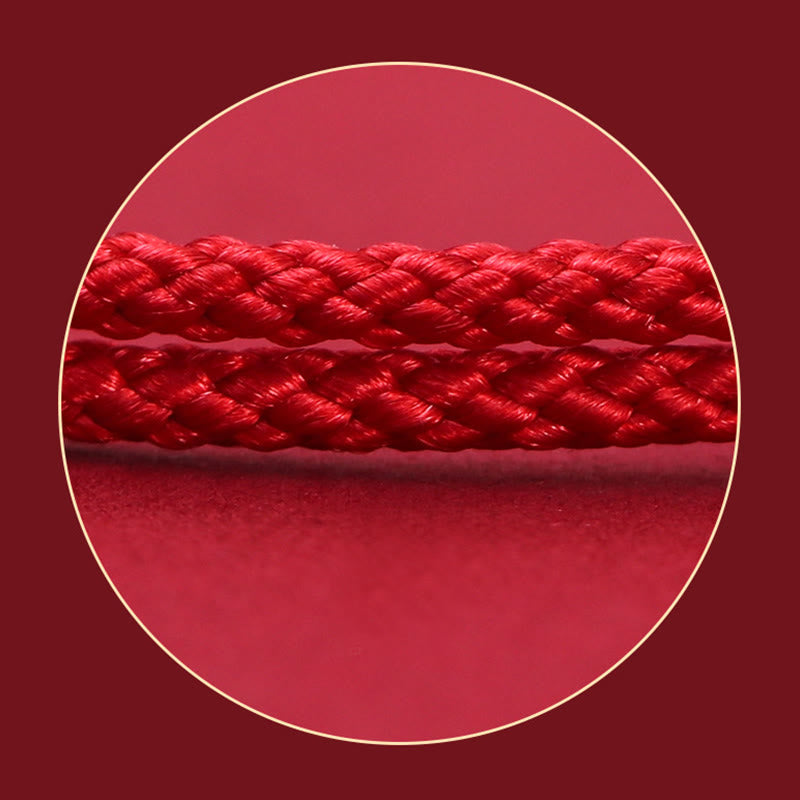 KarmaRipple's 999 Sterling Silver Bean Design Fortune Connection Handmade Woven Bracelet p8