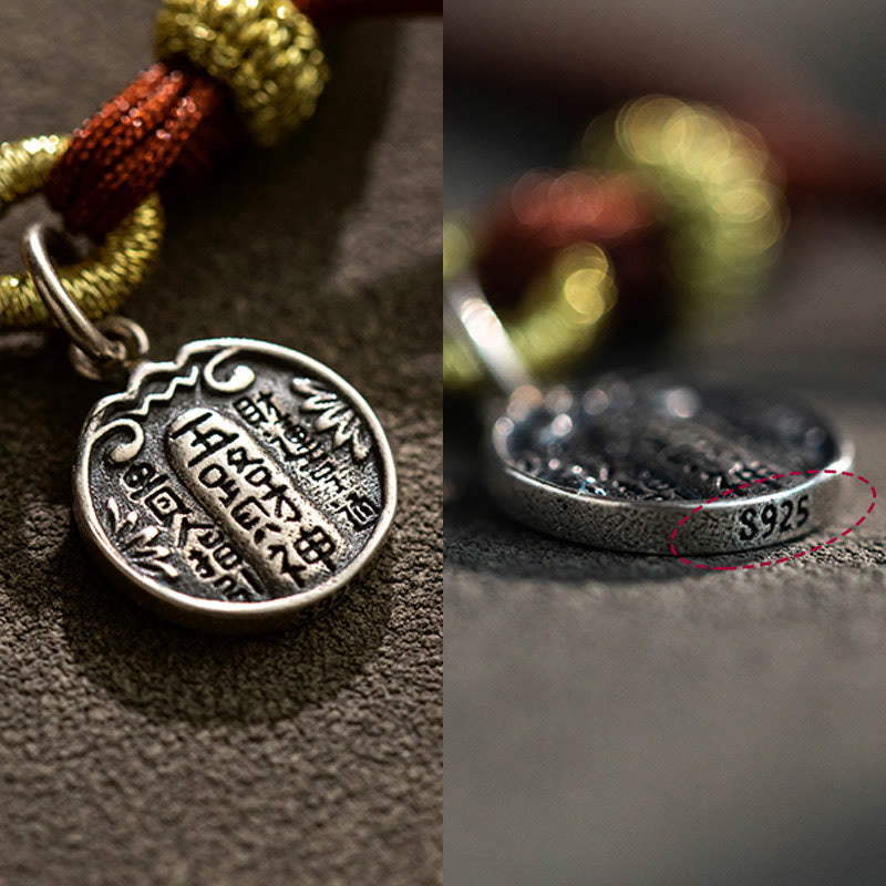 KarmaRipple's Handmade 925 Sterling Silver Five Directions Gods of Wealth Fortune Protection String Braid Bracelet p8