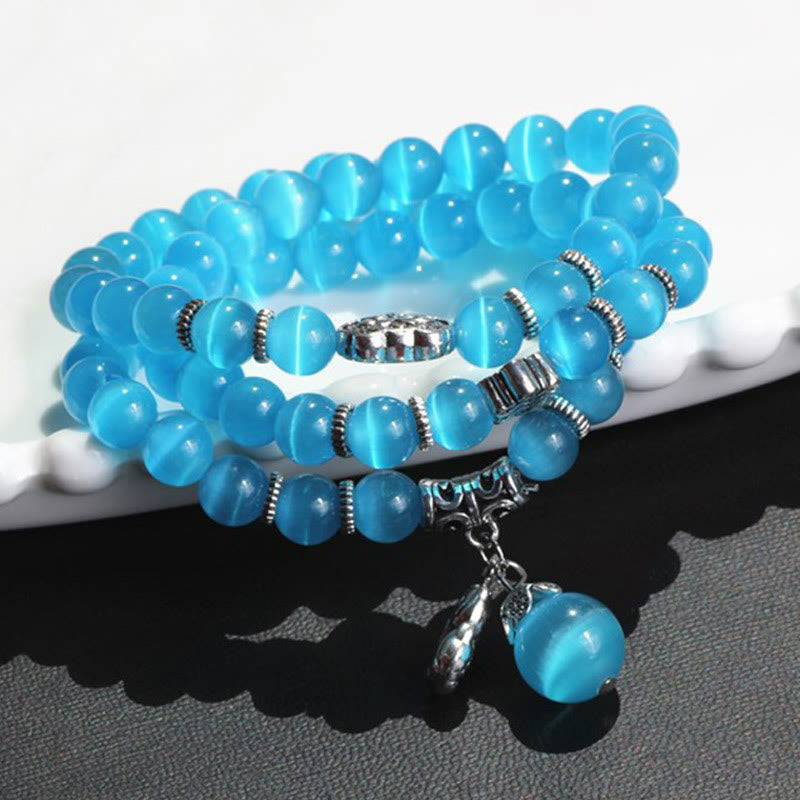 KarmaRipple's Cat Eye PiXiu Support Triple Wrap Bracelet p30