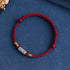 Anklet(Circumference 18-30cm) / Dark Red Rope