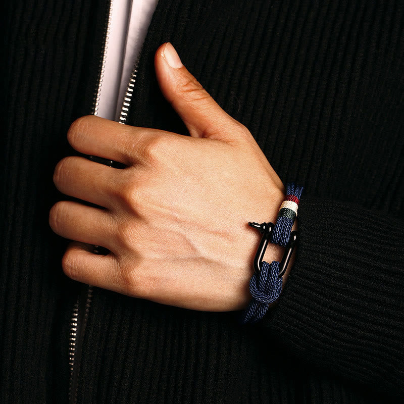 KarmaRipple's Simple Design Fortune Stainless Steel Buckle Bracelet p9